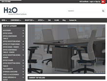 Tablet Screenshot of h2ofurniture.com